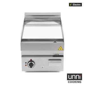 Elektro-Grillplatte E65GP10B gerillt für Gastronomie - InGastro Equipment