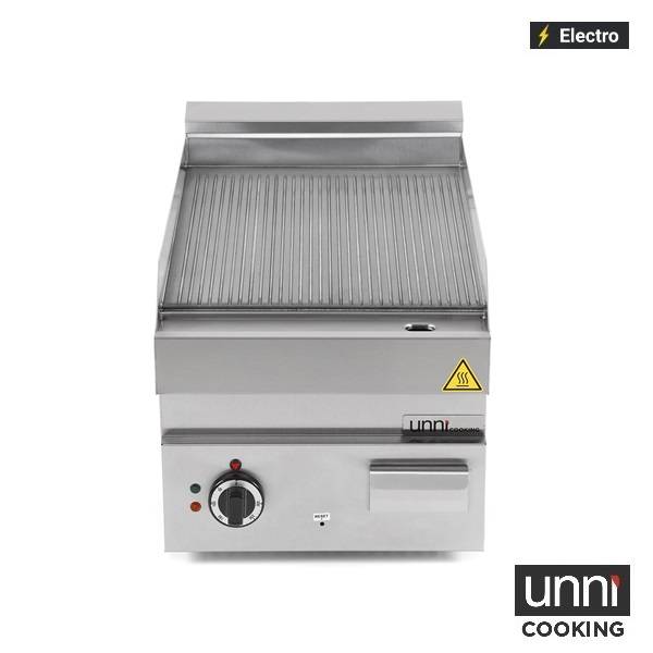 Elektro-Grillplatte E65GP10B glatt für Gastronomie - InGastro Equipment