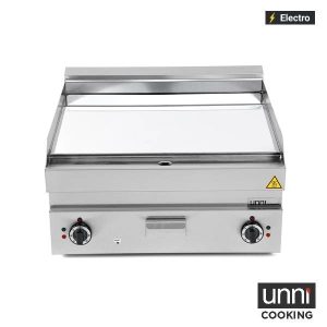 Elektro-Grillplatte E65GP20B gerillt für Gastronomie - InGastro Equipment