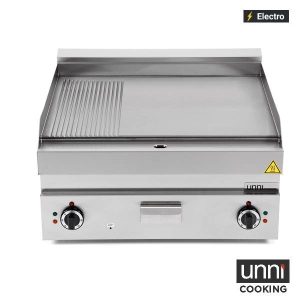 Elektro-Grillplatte E65GP20B glatt für Gastronomie - InGastro Equipment