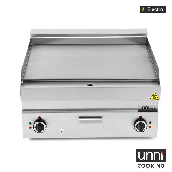 Elektro-Grillplatte E65GP20B glatt für Gastro-Kochblock - InGastro Equipment