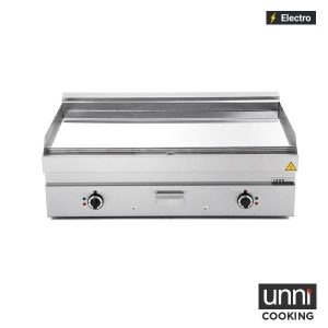 Elektro-Grillplatte E65GP30B gerillt für Gastronomie - InGastro Equipment