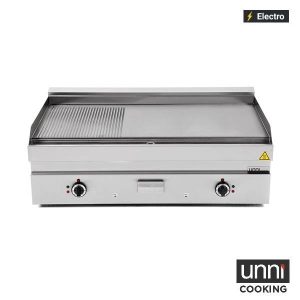 Elektro-Grillplatte E65GP30B glatt für Gastronomie - InGastro Equipment