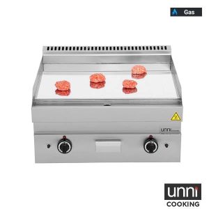 Gas-Grillplatte G65GP20B-C gerillt für Gastro-Kochblock - InGastro Equipment
