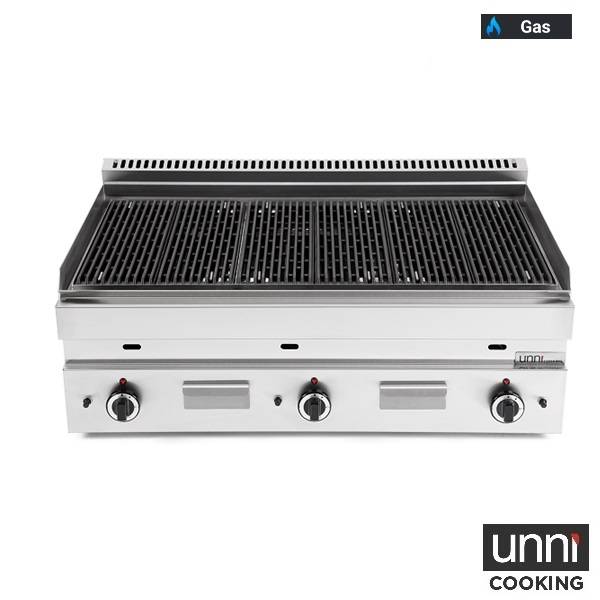 Gastro Gas-Grillplatte G65GP40B für Gewerbeküche - InGastro Equipment
