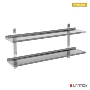 Edelstahl Spültisch 2-Becken für Gastronomieküche - InGastro Equipment